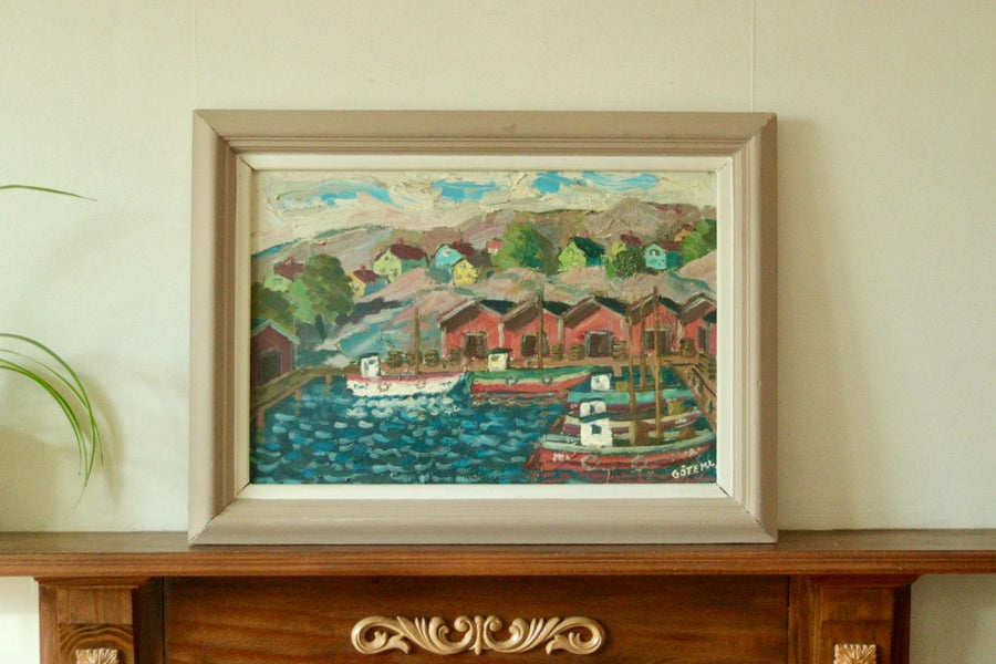 “Fiskeläge Bohuslän” by Göte Johansson