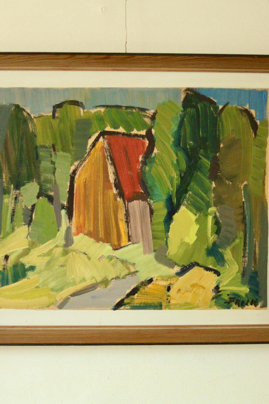 “Cubist Cabin in the Woods” by Gösta Falck