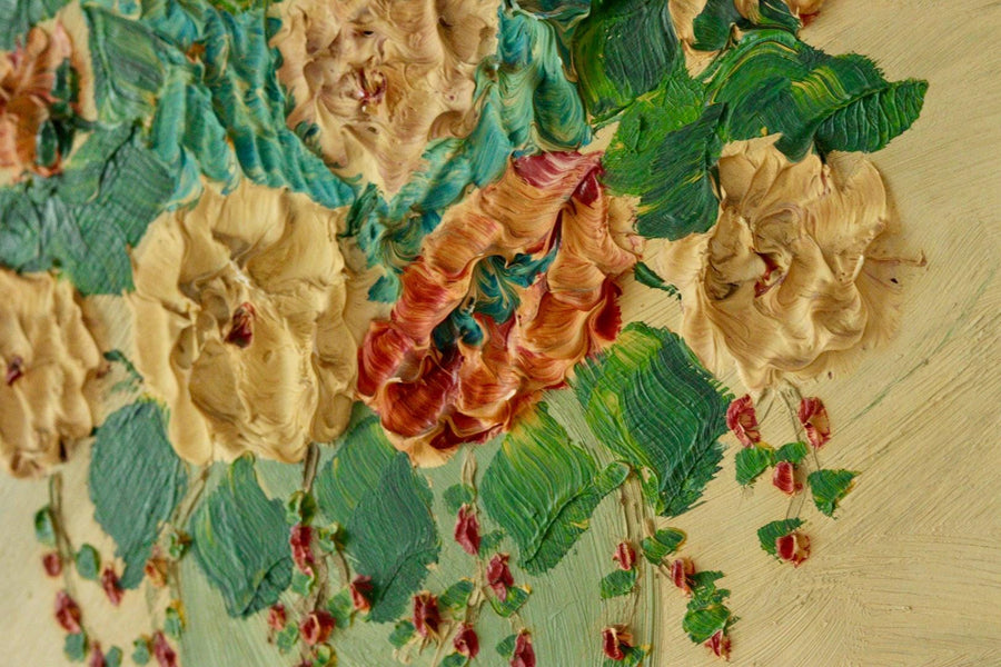 "Floral Impasto Still Life" – SYSHOLM