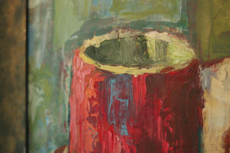 “Still Life Red Pot” by BS