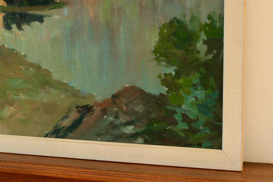 "Serene Landscape" by F. Lorentz