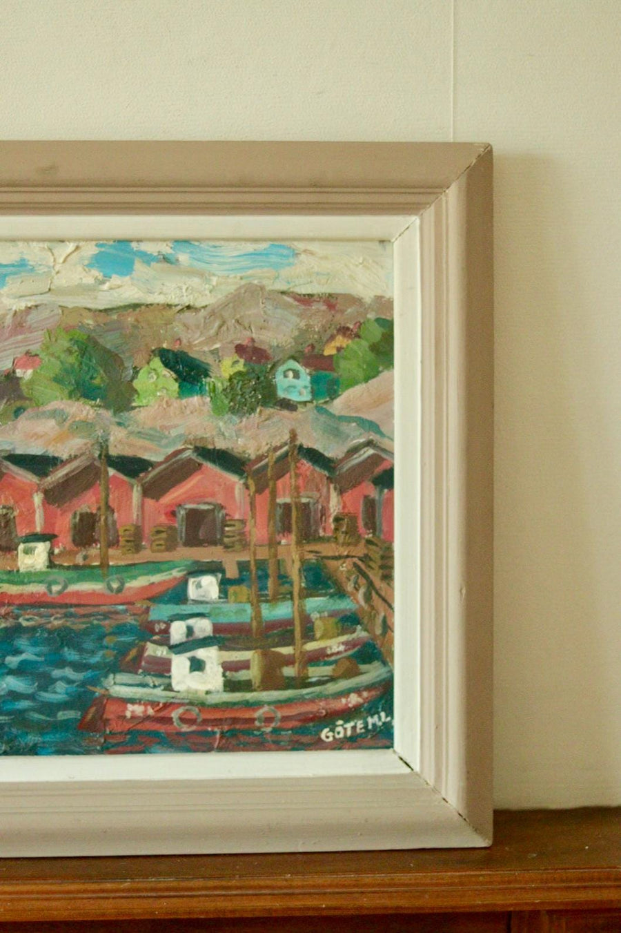 “Fiskeläge Bohuslän” by Göte Johansson