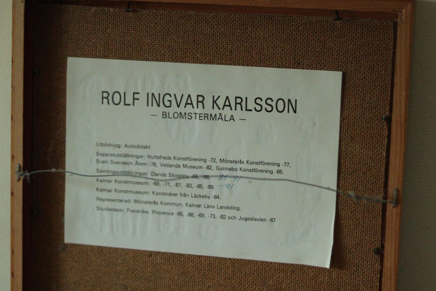 “Blomstarmålning” by Rolf Ingvar Karlsson