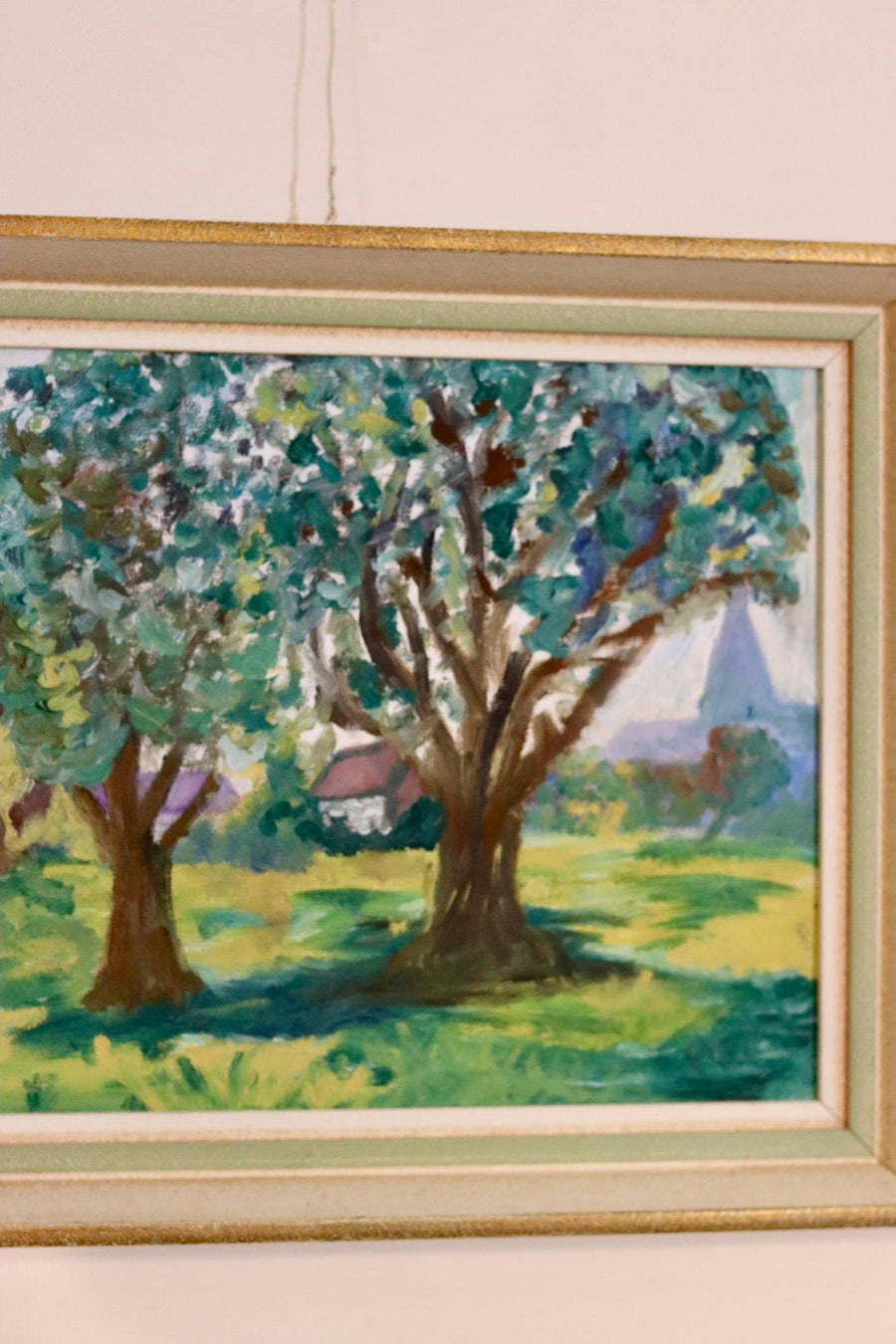 "House Obscured by Trees " by A. Akalsson