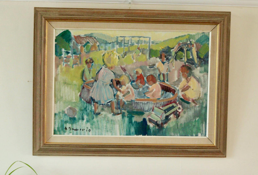 "Children in a Playground" – Nils Sewerin
