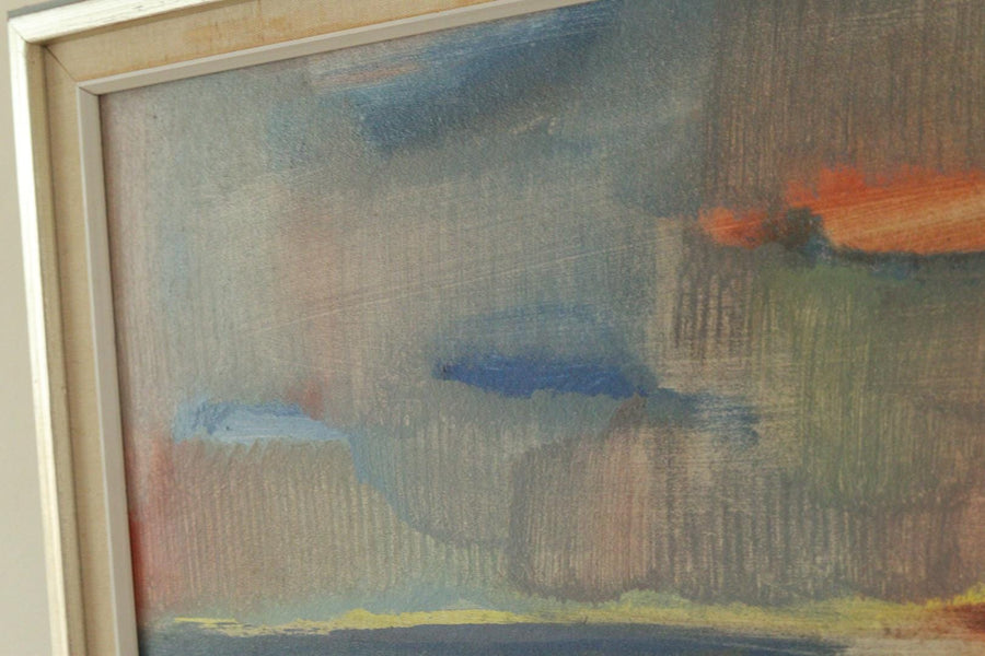 Original Mid Century Oil on Panel – “Illumination”