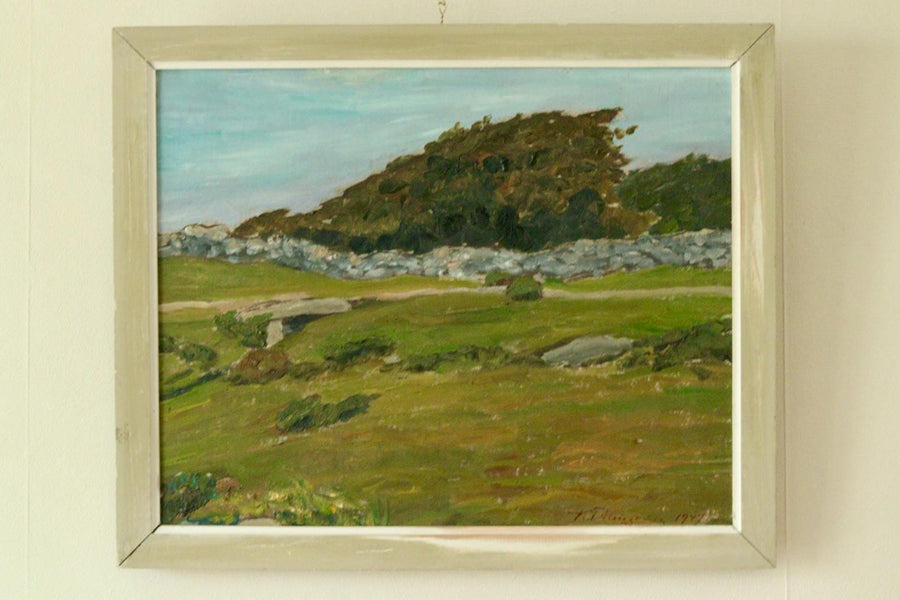 Mid-20th Century Original Oil on Canvas – Landscape
