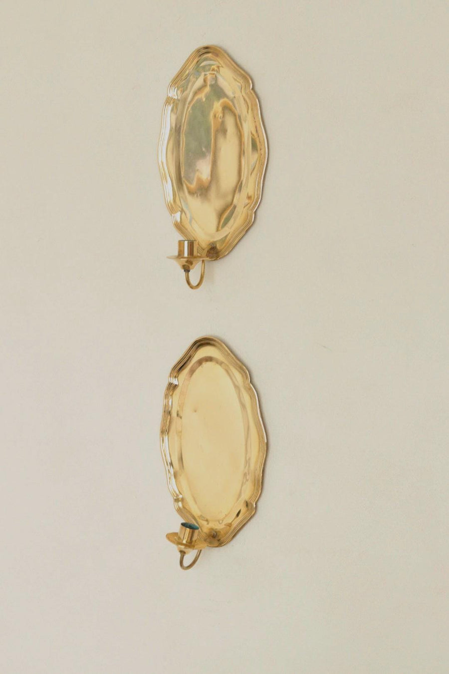 Mid Century Swedish Brass Sconces