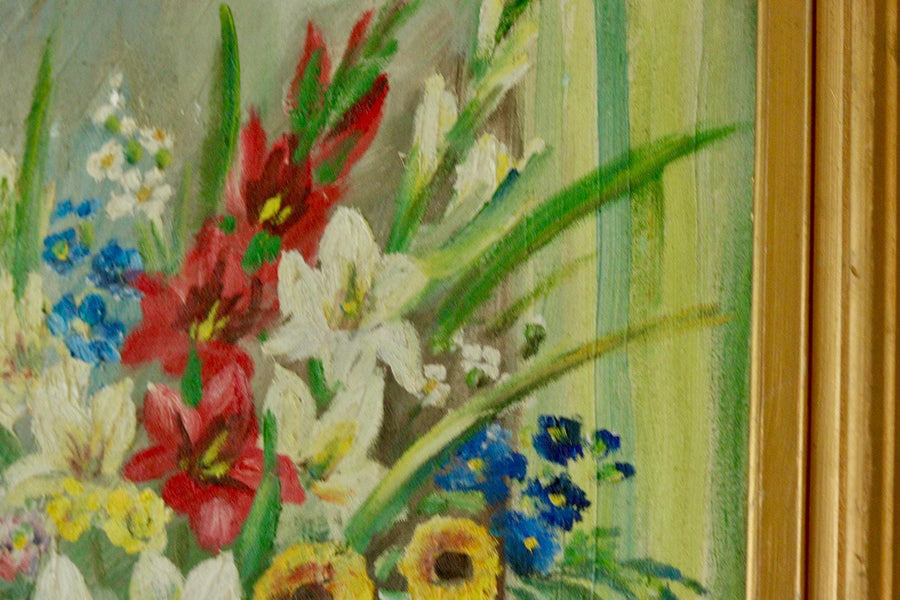“Still Life Flowers” by Hilding N