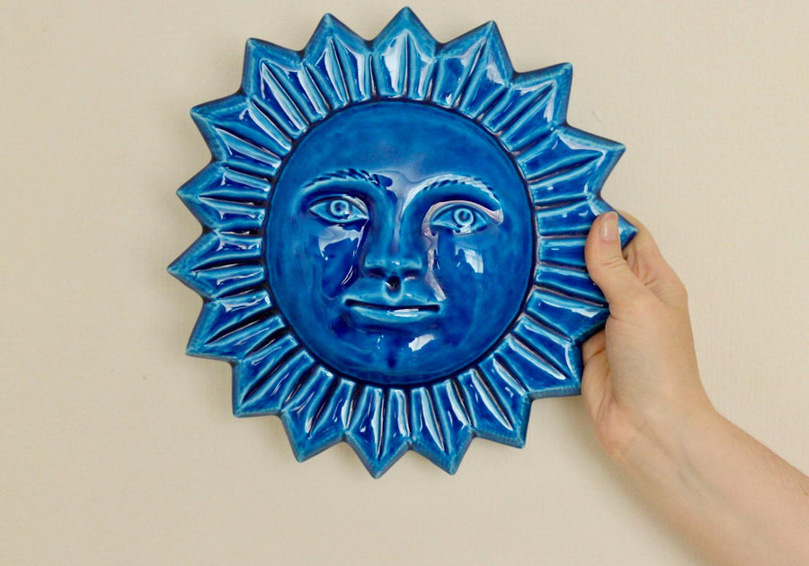 Vintage Ceramic Sun by Terra Elluna Italy