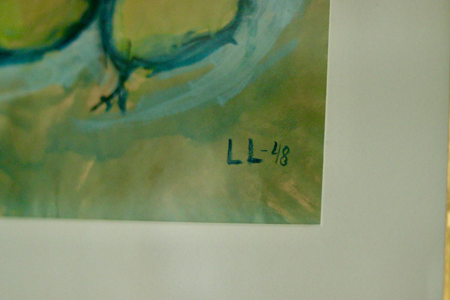 Original Swedish Pastel on Paper – By LAGE LINDELL