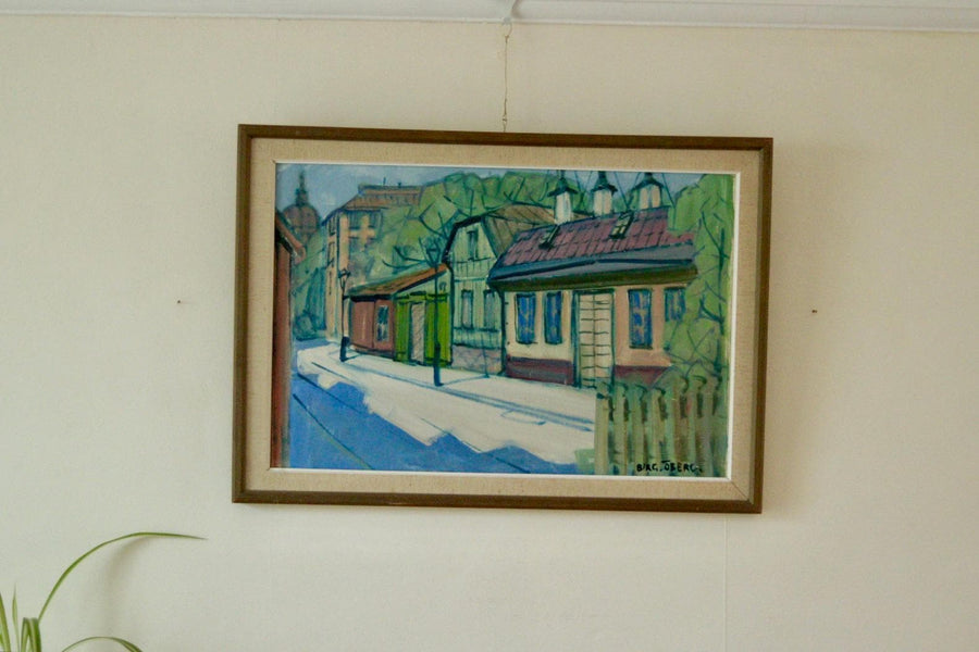 “Street with Houses” – Birger Öberg