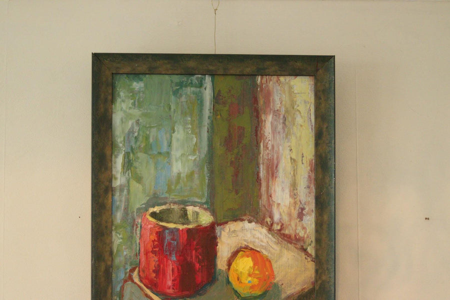 “Still Life Red Pot” by BS