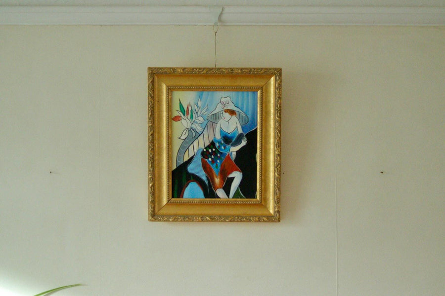 “Woman with a Hat” by Mary Varley