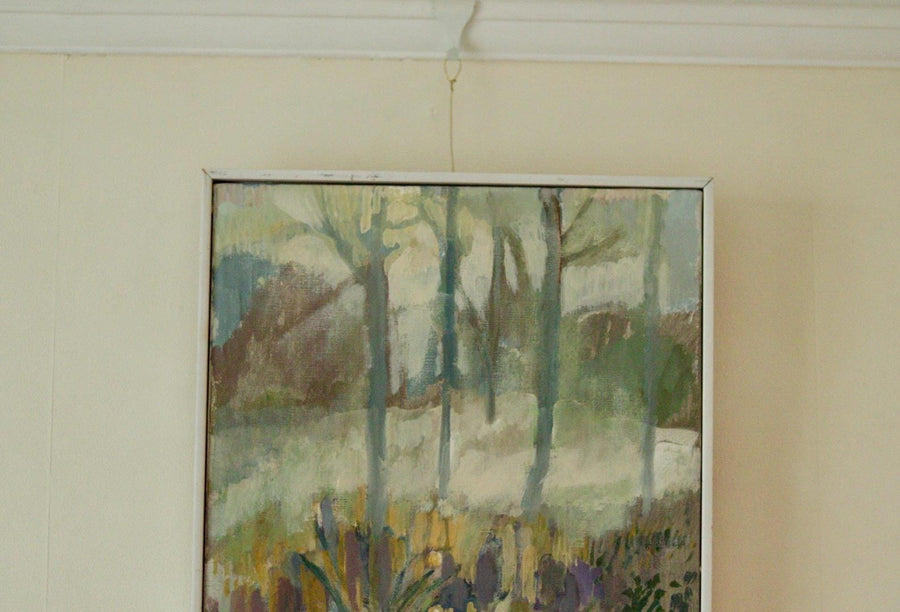 “Crocus in the Garden” by Hildegard Falk
