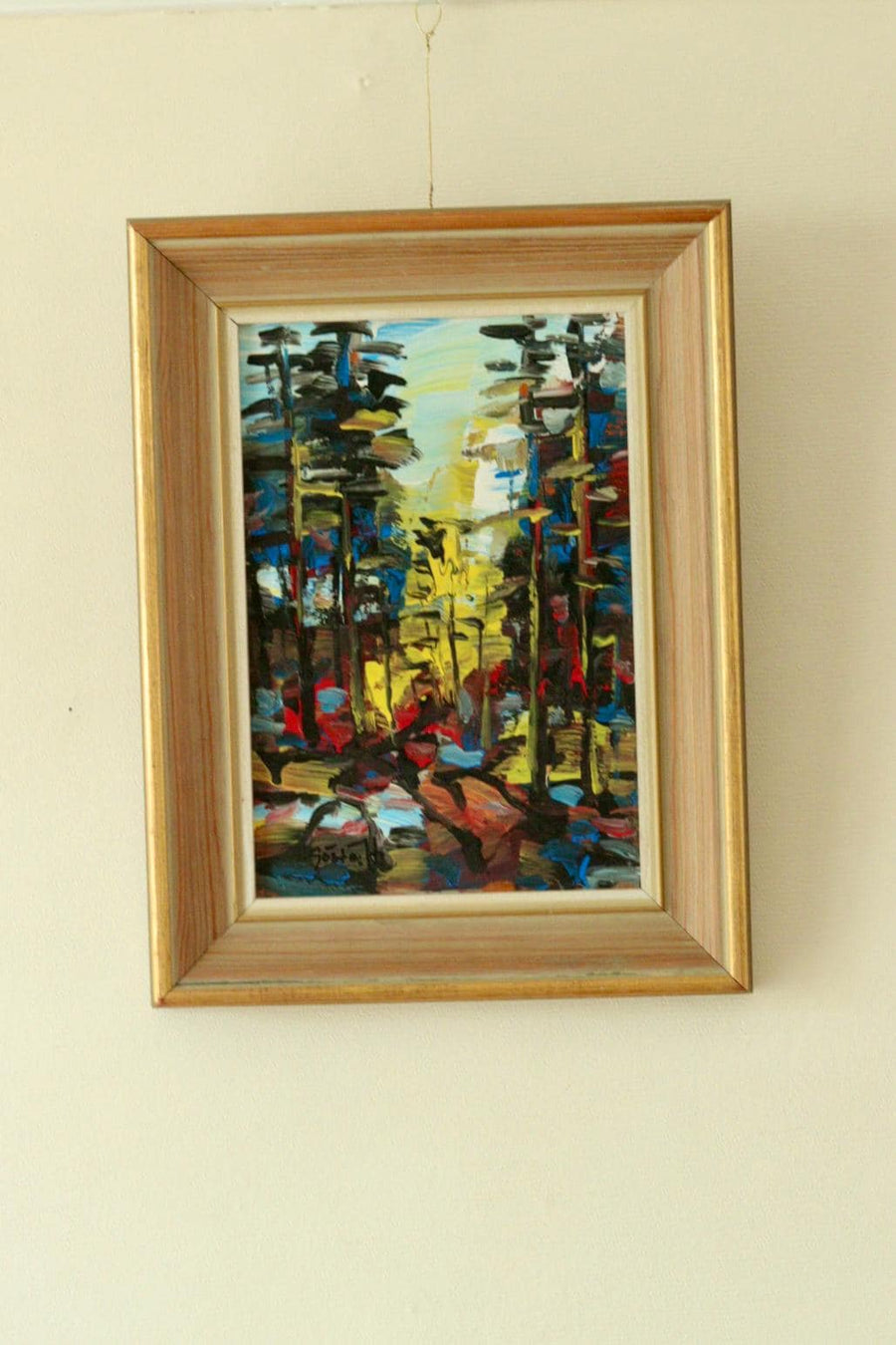 "Tall Trunks in a Large Forest" by Gösta Hilding