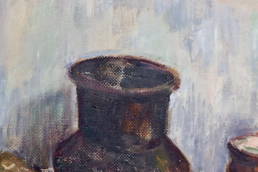 Original Swedish Oil on Panel "Still Life "