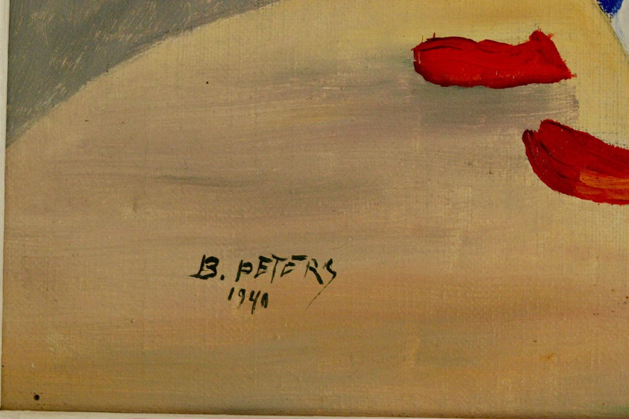 “Still Life Poppies” by B. Peters