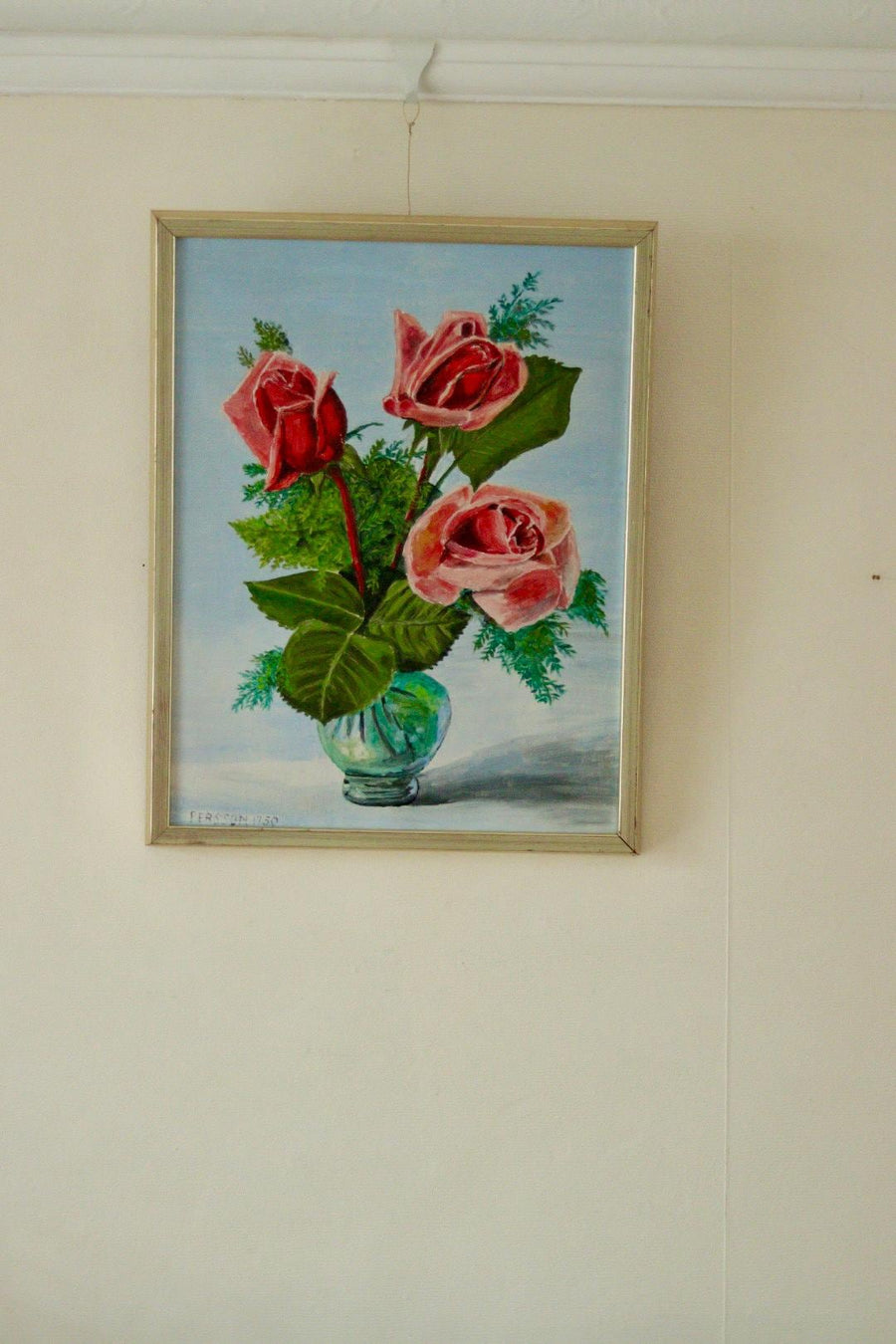 "Roses in a Vase" Persson 1950