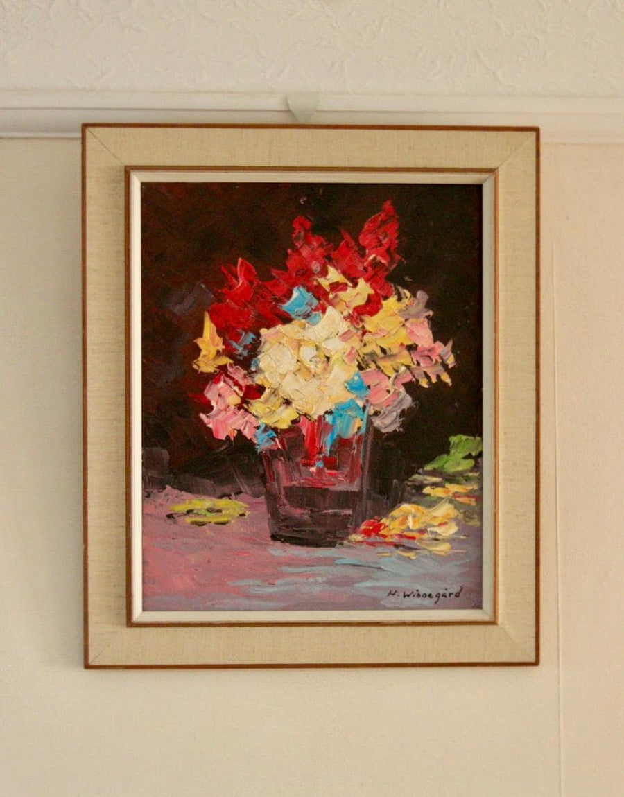 “Floral Still Life” by H. Winnegård