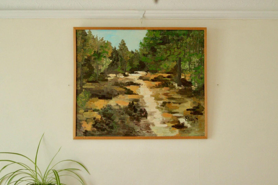 Original Swedish Oil on Canvas – “Landscape”