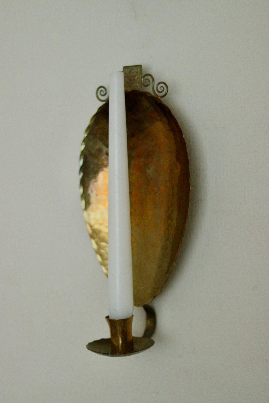 Pair of Mid Century Swedish Brass Sconces