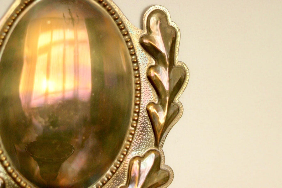 Pair of Mid Century Swedish Brass Sconces