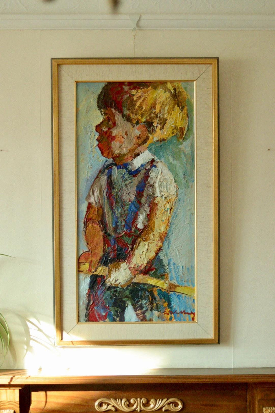“Portrait of a Young Boy” by Bertil Wahlberg (1923–1980)