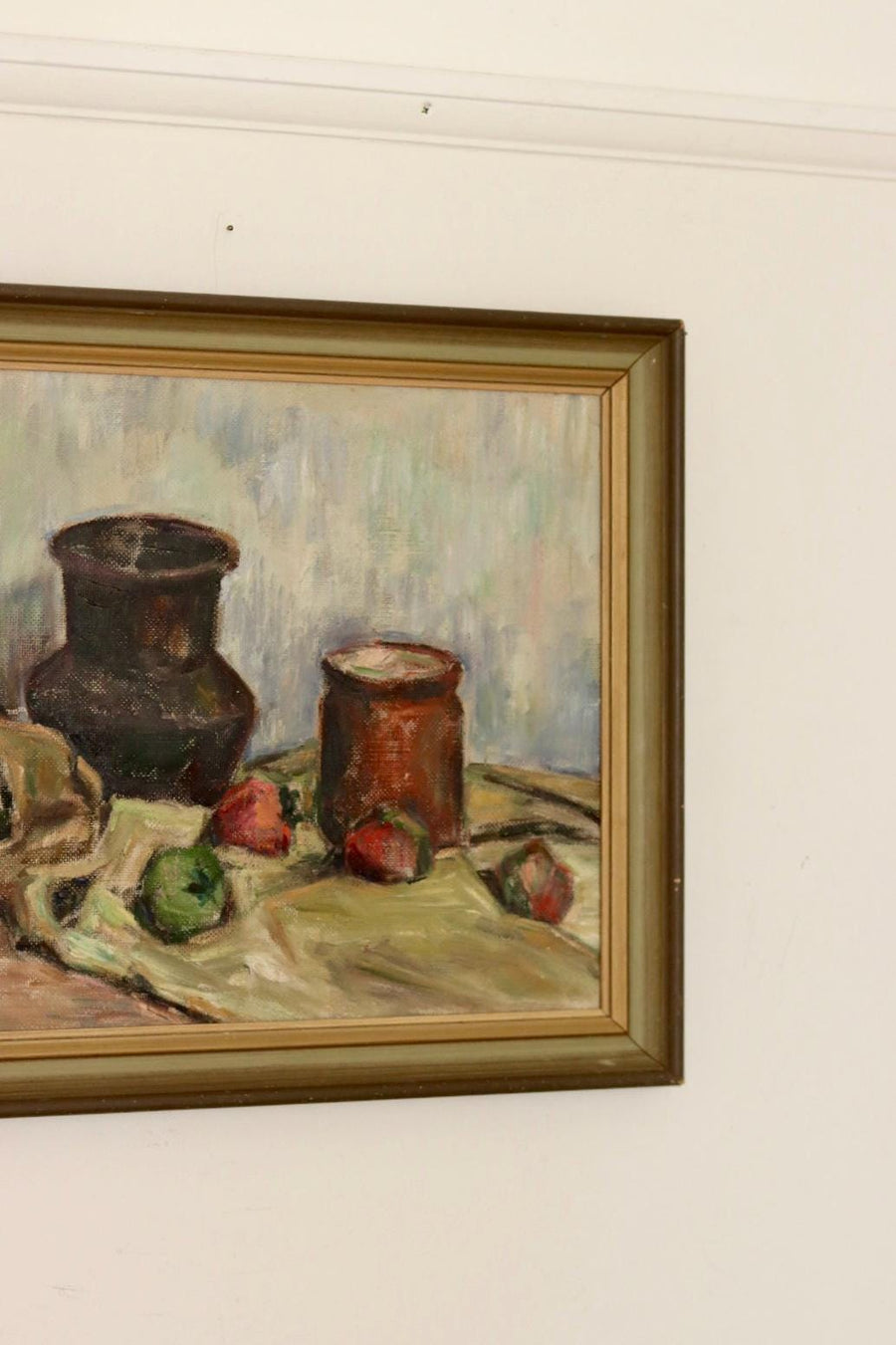 Original Swedish Oil on Panel "Still Life "