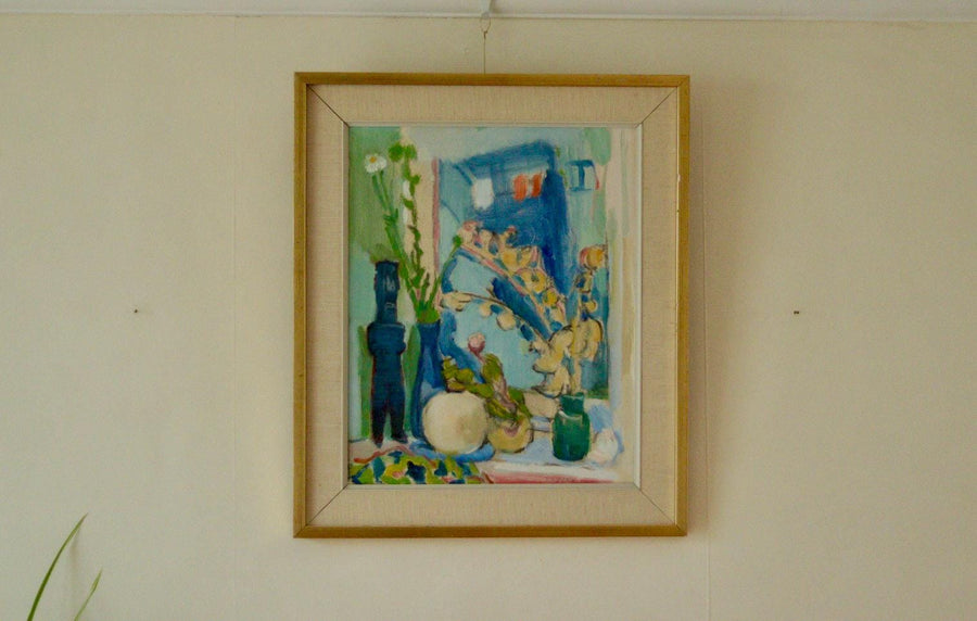 “Still Life with Flowers and Vases” by Erik Bystrom