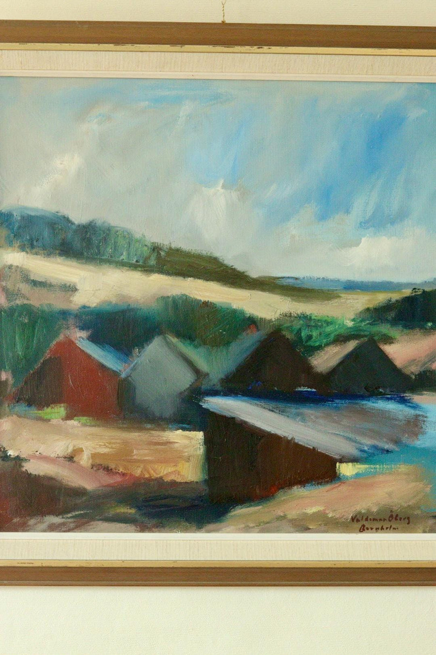 "Landscape with Buildings" – VALDEMAR ÖBERG
