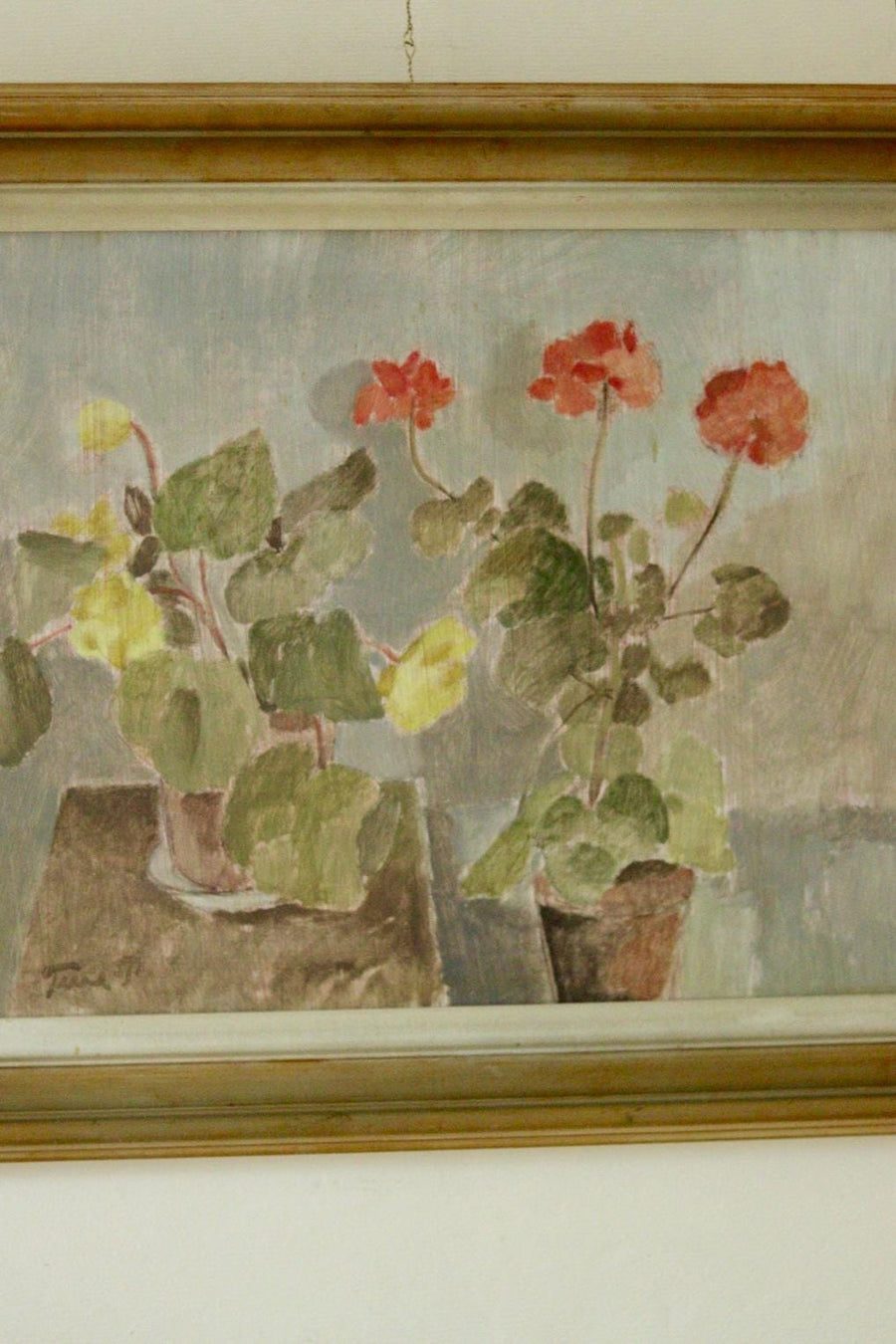 “Geraniums” by Ture Pettersson