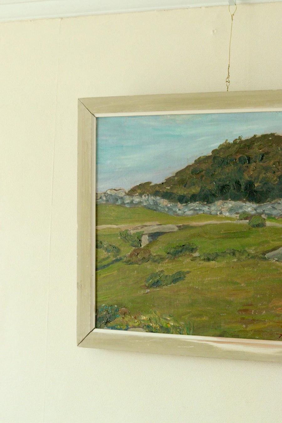 Mid-20th Century Original Oil on Canvas – Landscape