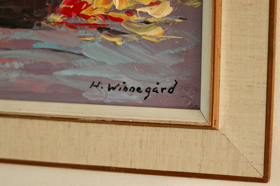 “Floral Still Life” by H. Winnegård