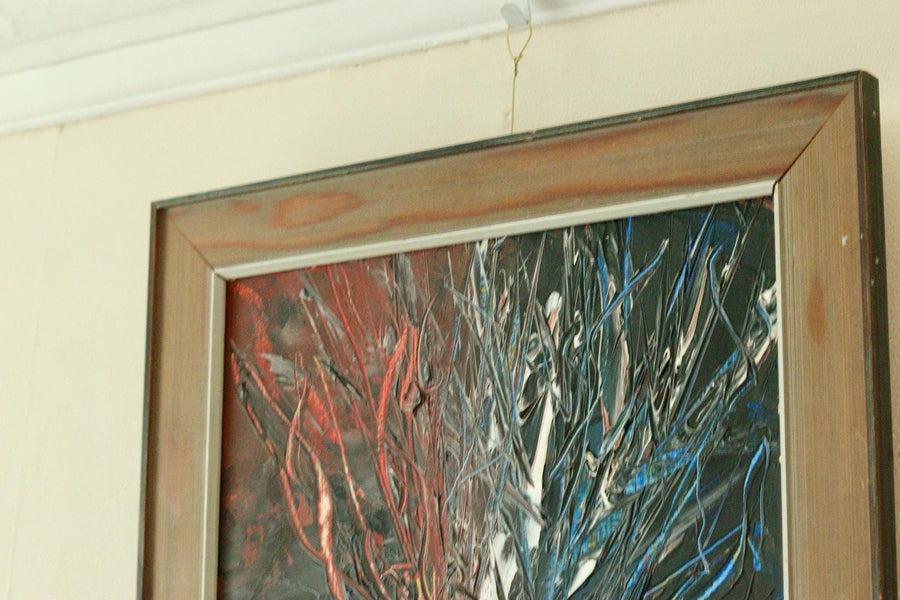 Mid-20th Century Original Oil on Panel – The Tree