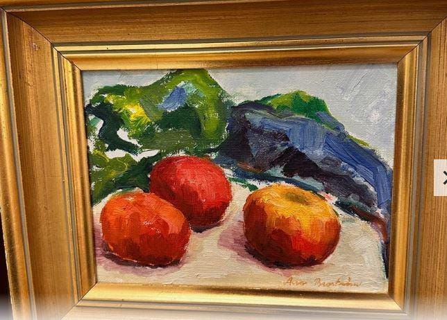 "Still Life Apples" by Arvo Broström