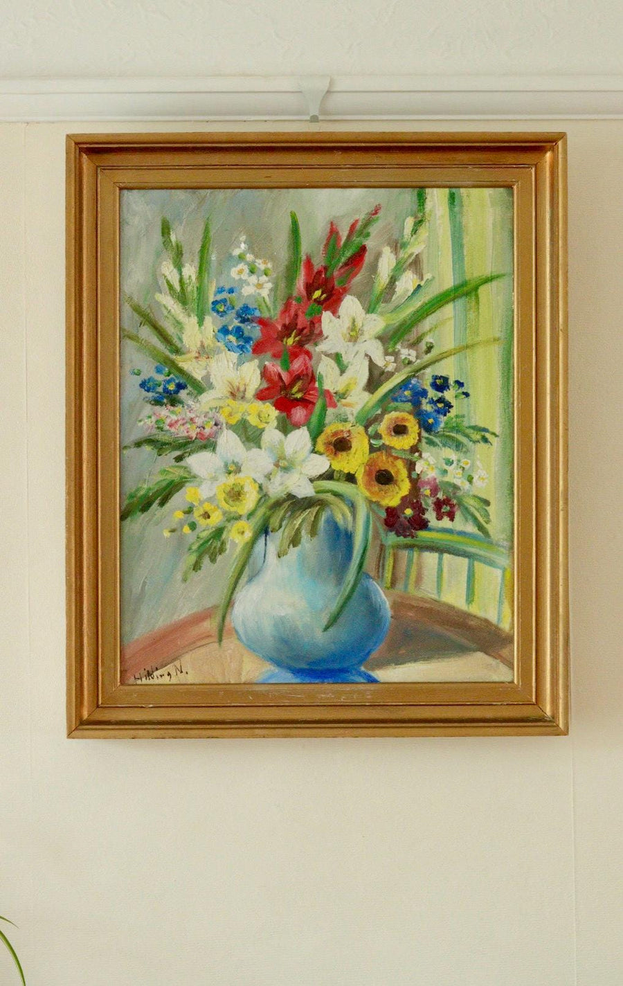“Still Life Flowers” by Hilding N