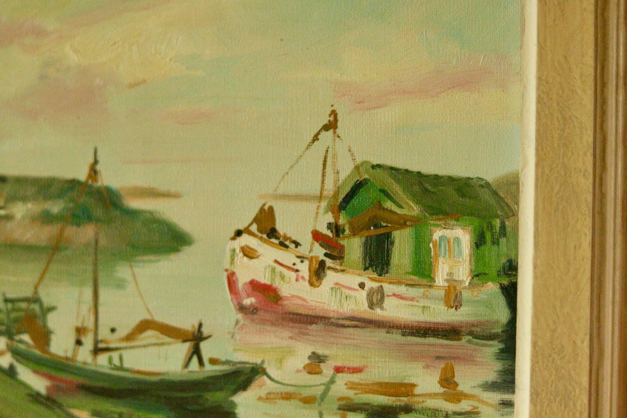 “Boat in the Harbour” by CARL CHRISTIANSSON