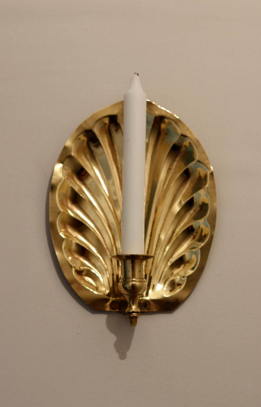 Pair of Vintage Brass Sconces
