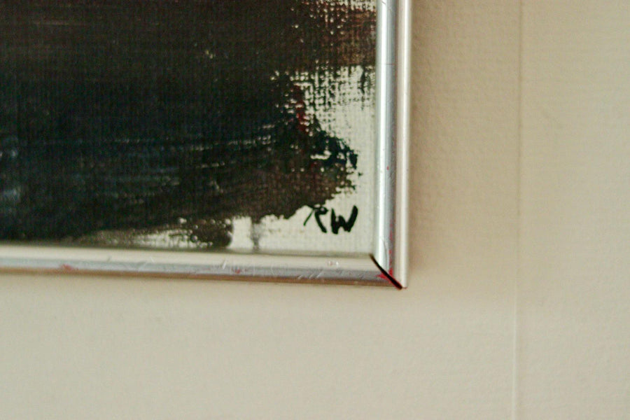 Original Mid Century Oil on Panel – “Abstract Motif”