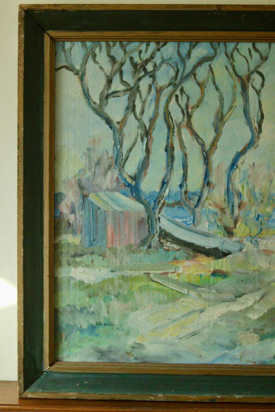Boat in The Trees  by C.B