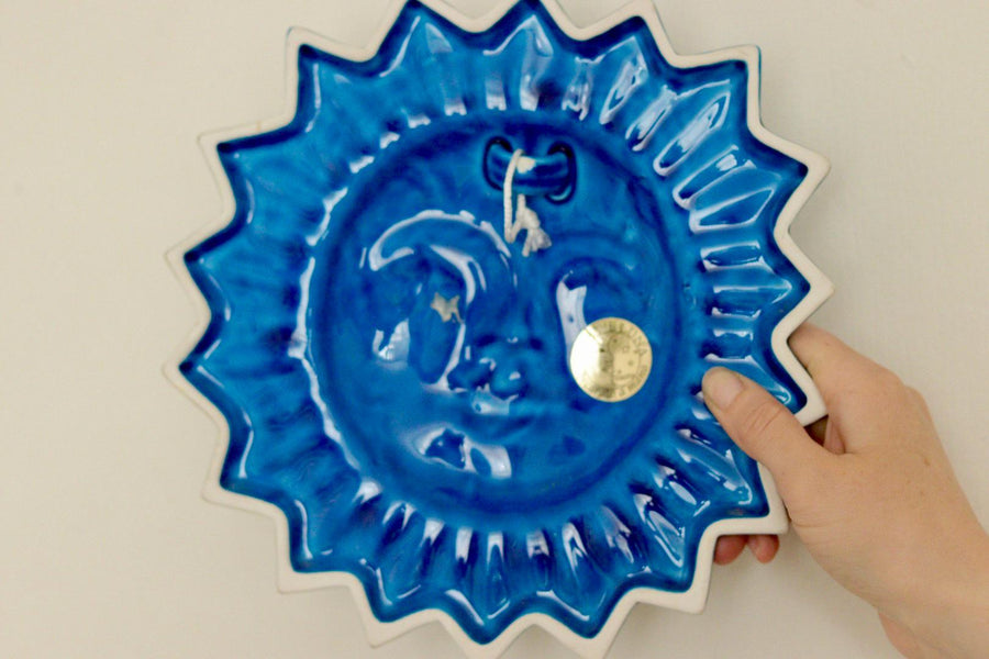 Vintage Ceramic Sun by Terra Elluna Italy