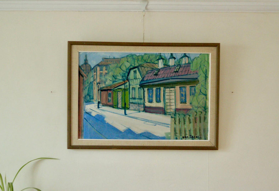 “Street with Houses” – Birger Öberg