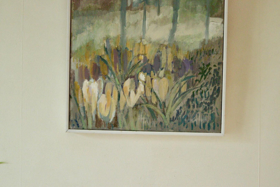 “Crocus in the Garden” by Hildegard Falk