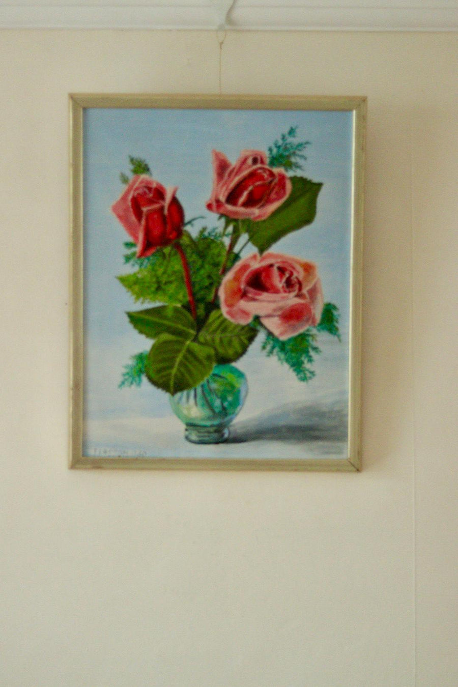 "Roses in a Vase" Persson 1950