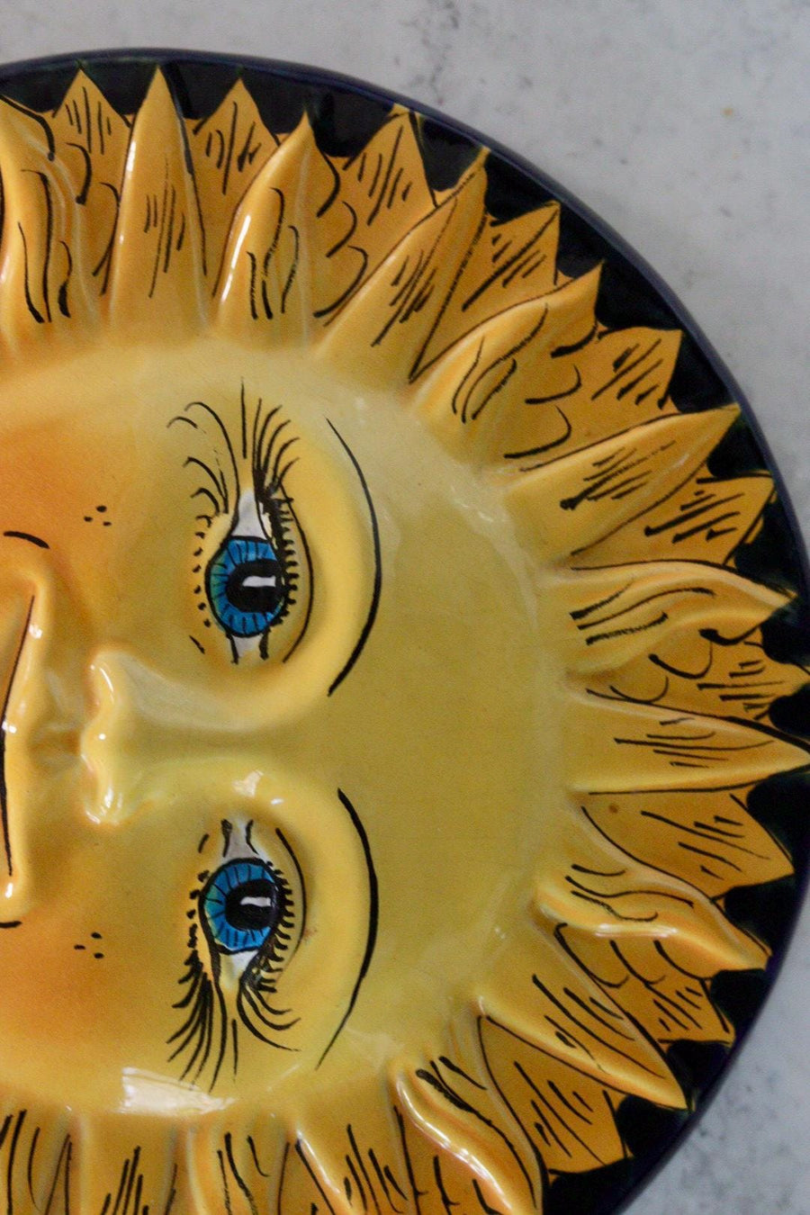 Vintage Ceramic Sun