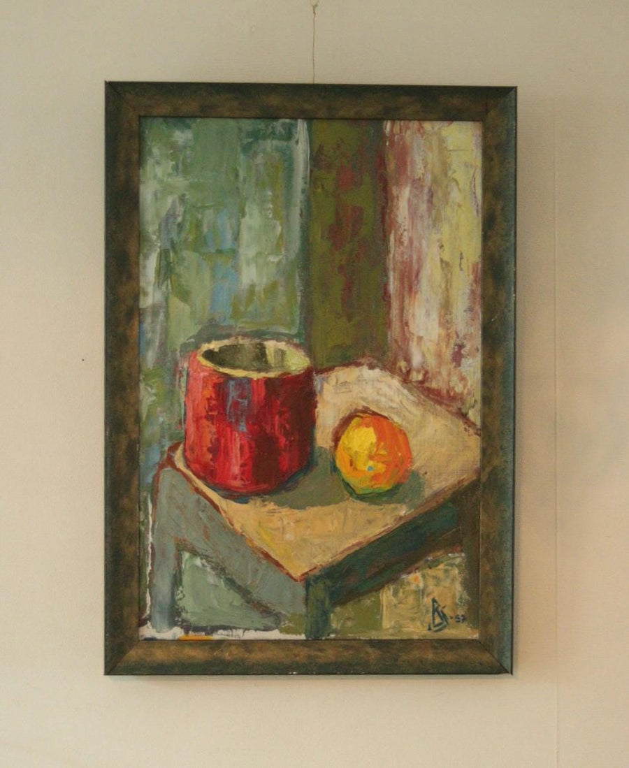 “Still Life Red Pot” by BS