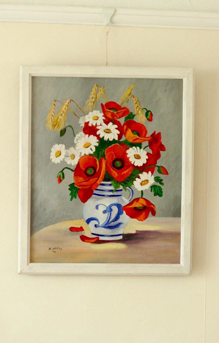 “Still Life Poppies” by B. Peters