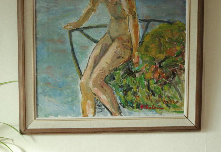 “Nude Overlooking the Sea” by R. Kolnim
