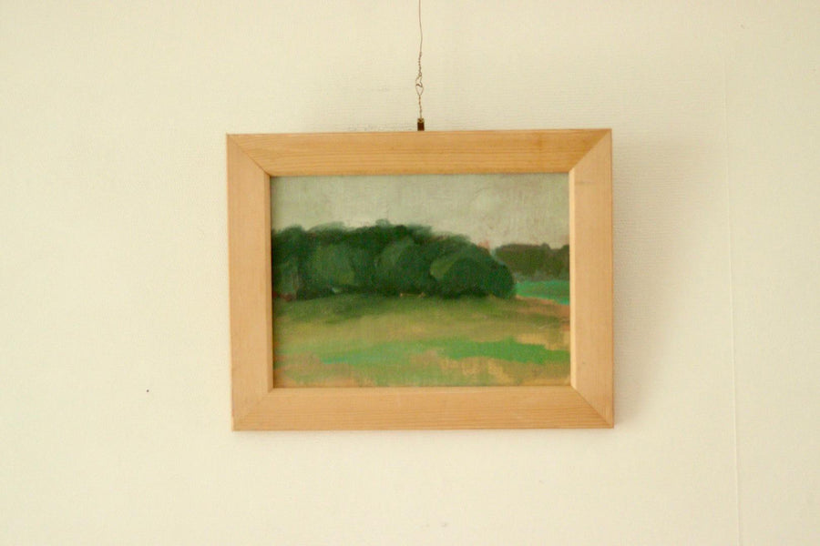 Original Mid-Century Scandinavian Oil on Panel – “Landscape I”